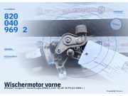 Wischermotor vorne RENAULT Kangoo II - Grand Kangoo (KW0) 8200409692