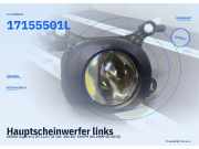 Hauptscheinwerfer links SKODA Superb II (3T) 17155501L