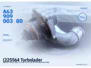 (225564 Turbolader SMART Forfour (454) A6390900380) A6390900380