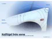 Kotflügel links vorne MITSUBISHI Colt IV (CAO)