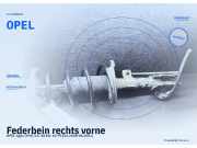 Federbein rechts vorne OPEL Agila (H-B) OPEL