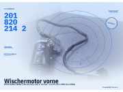 Wischermotor vorne MERCEDES-BENZ 190 (W201) 2018202142