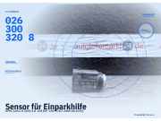Sensor für Einparkhilfe OPEL Zafira B (A05) 12787793 0263003208