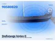 Stoßstange hinten OPEL Zafira A (T98) 90580820