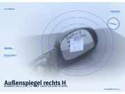 Außenspiegel rechts HYUNDAI Lantra I (J-1)