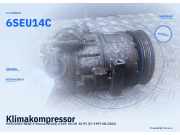 Klimakompressor MERCEDES-BENZ A-Klasse (W168) A0002309411 6SEU14C