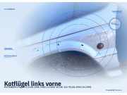 Kotflügel links vorne MITSUBISHI Pajero II (V 20)
