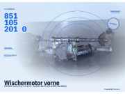 Wischermotor vorne TOYOTA Yaris (P1) 8511052010