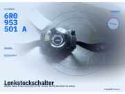 Lenkstockschalter SKODA Fabia II Combi (5J) 6R0953501A