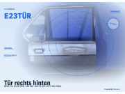 Tür rechts hinten BMW 7er (E23) E 23 TÜR