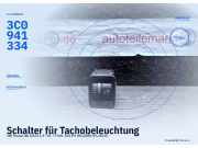 Schalter für Tachobeleuchtung VW Passat B6 (3C2) 3C0941334
