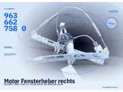 Motor Fensterheber rechts PEUGEOT 206+ (T3E) 9636627580