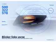 Blinker links vorne IVECO Daily III Kasten/Kombi 500322578