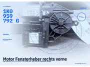Motor Fensterheber rechts vorne VW Touran (1T1, 1T2) 1K0959792G