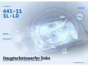 Hauptscheinwerfer links VW Golf III (1H) 441-111L-LD