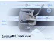 Bremssattel rechts vorne VW Golf IV Cabriolet (1E7) 1.6 74 kW 100 PS