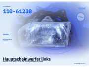 Hauptscheinwerfer links MAZDA 121 I (DA) 110-61238