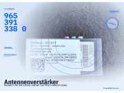 Antennenverstärker PEUGEOT 407 SW 9653913380