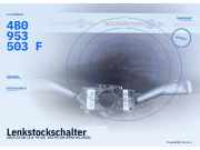 Lenkstockschalter AUDI A3 (8L) 8L0953513G 4B0953503F