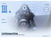 Lichtmaschine BMW 3er (E36) 0123310006