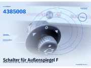 Schalter für Außenspiegel FORD Fiesta IV (JA, JB) 93BG17B676BA 4385008