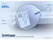 Tankklappe OPEL Astra G Stufenheck (T98) OPEL