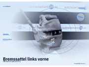 Bremssattel links vorne VW Golf IV Cabriolet (1E7) 1.6 74 kW 100 PS