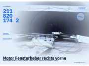 Motor Fensterheber rechts vorne MERCEDES-BENZ C-Klasse (W203) A2118202942 2118201742
