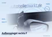 Außenspiegel rechts Ford Focus II Turnier (DA, DS, Ffs)