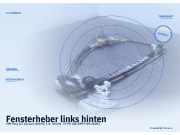 Fensterheber links hinten VW Polo III Variant (6KV5)