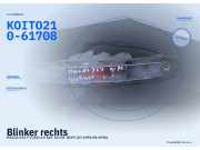 Blinker rechts MAZDA 323 F V (BA) KOITO 210-61708