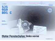 Motor Fensterheber links vorne VW Golf IV (1J) 1J1959801C