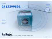Radlager AUDI 90 (89, 89Q, 8A, B3) GB12399S01