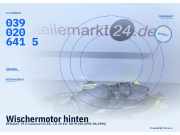 Wischermotor hinten RENAULT 19 II Cabriolet (D 53) 0390206415