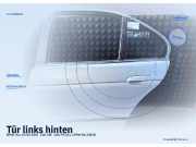 Tür links hinten BMW 5er (E39)