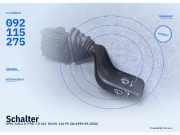Schalter OPEL Zafira A 092115275