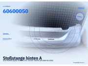 Stoßstange hinten ALFA ROMEO Spider (916) 60600050
