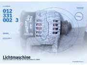 Lichtmaschine FORD Ka (RBT) 0123310023