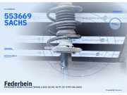Federbein MERCEDES-BENZ A-Klasse (W168) 553669 SACHS