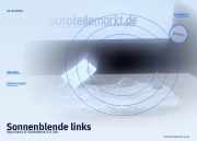 Sonnenblende links Opel Astra G Stufenheck (T98)