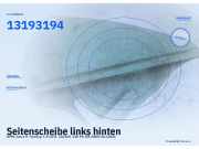 Seitenscheibe links hinten OPEL Astra H Twintop 13193194