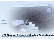 VW Phaeton Sicherungskasten Zentralelektrik aussen