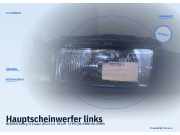 Hauptscheinwerfer links NISSAN Sunny II Coupe (B12)