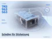 Schalter für Sitzheizung VW Sharan (7M) 7M3963563