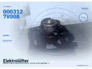 Elektrolüfter SMART Fortwo Coupe (451) 0003127V008