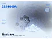 Zündspule CITROEN Saxo (S) 2526040A