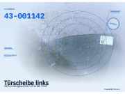 Türscheibe links VW Fox Schrägheck (5Z) 43R-001142 43-001142