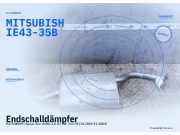Endschalldämpfer MITSUBISHI Space Star (DG0) MITSUBISHI E43-35B