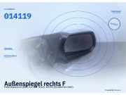 Außenspiegel rechts FORD Mondeo III (B5Y) 014119