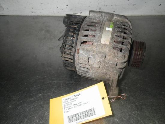 Lichtmaschine CITROEN Berlingo I (MF) 96194293 Bild Lichtmaschine CITROEN Berlingo I (MF) 96194293